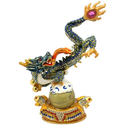 特价清仓合金工艺品生肖龙创意摆件招财风水装饰家居工艺品包邮_双氙