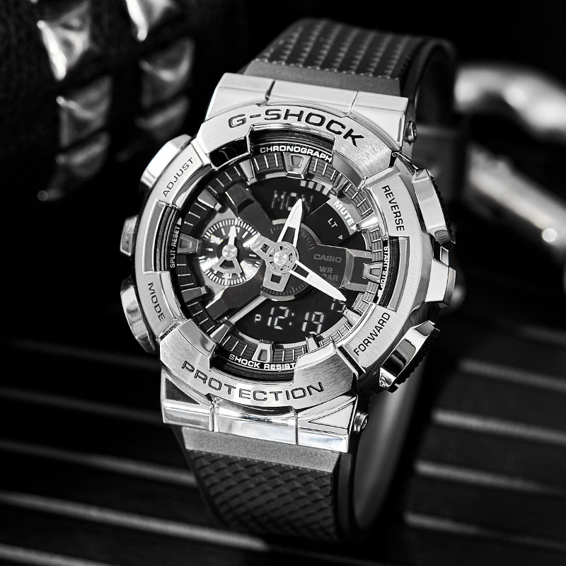 卡西欧手表小钢炮不屈之心运动防水男表gm1101a王一博日韩腕表