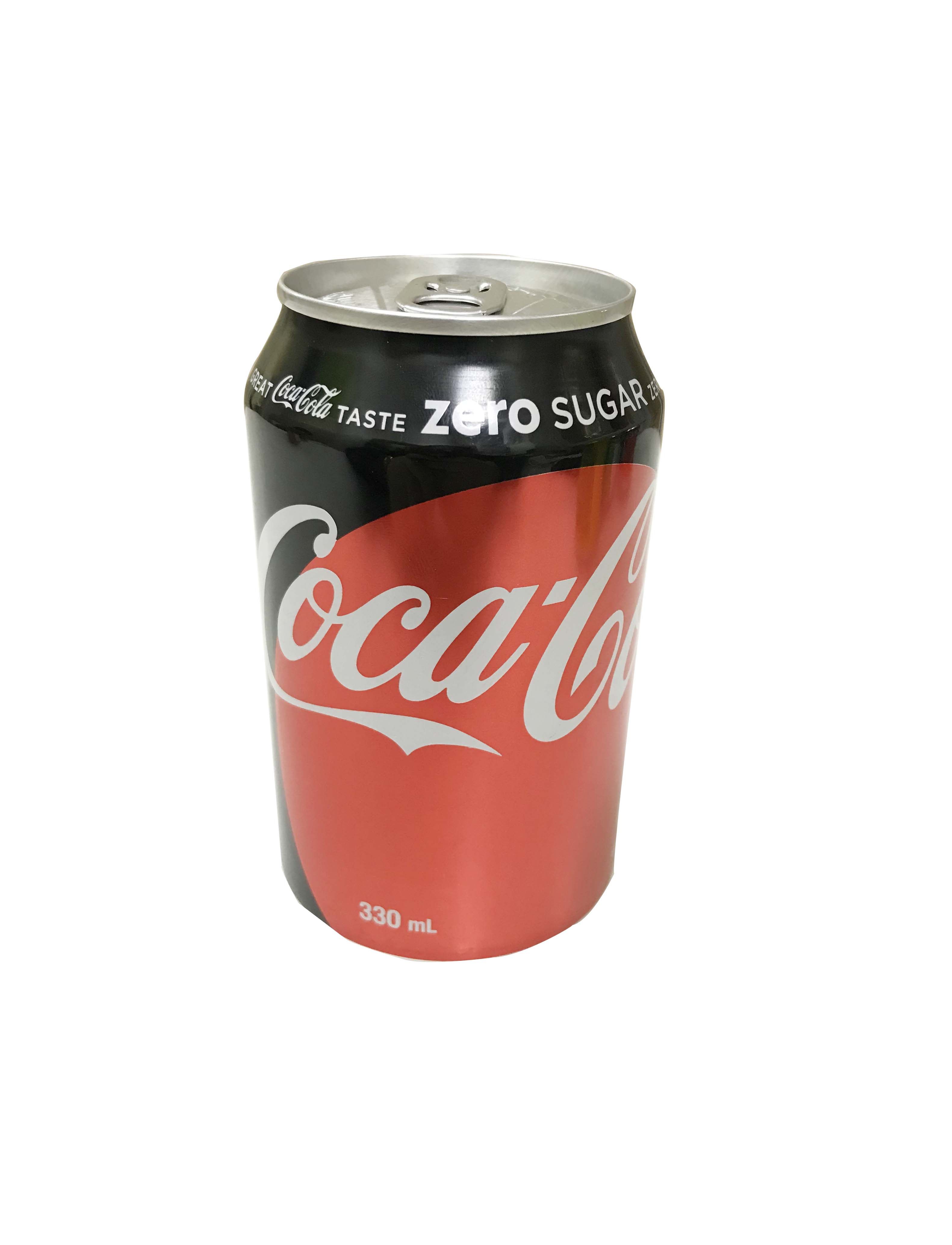 包邮香港零度可口可乐zerococacolasugarfree330ml碳酸饮料