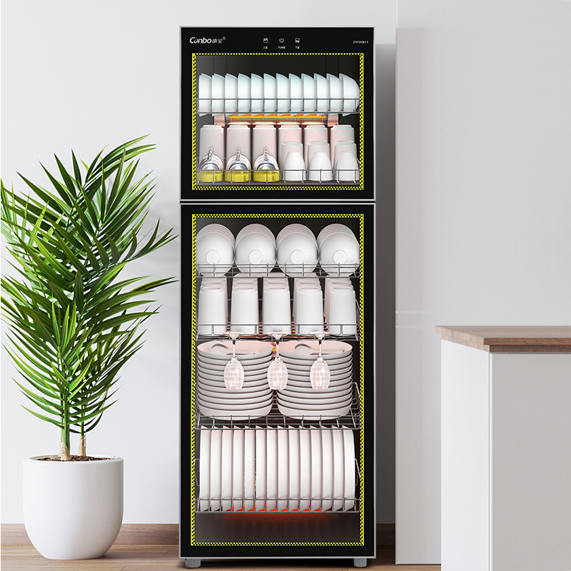 康宝双门保洁柜家用立式厨房碗筷双门大容量商用饭店餐具茶杯碗柜