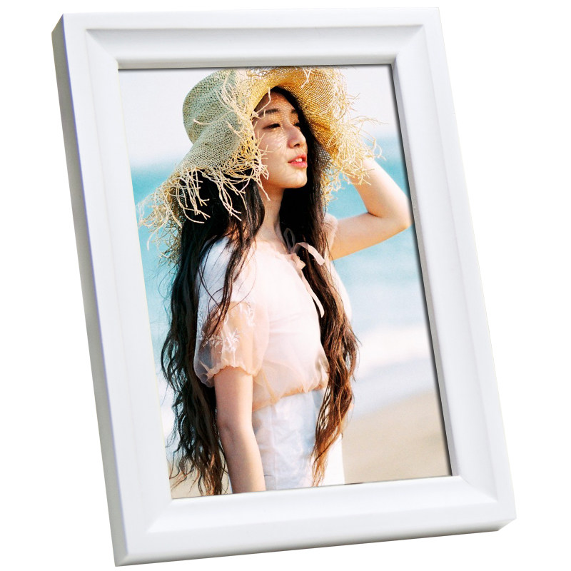 实木冲印冲洗框加相片a4相框7寸创意挂墙相框