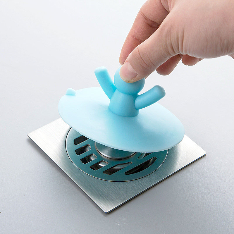 地漏居家家鲨鱼水槽水塞圆形下水道防臭浴室水池地漏