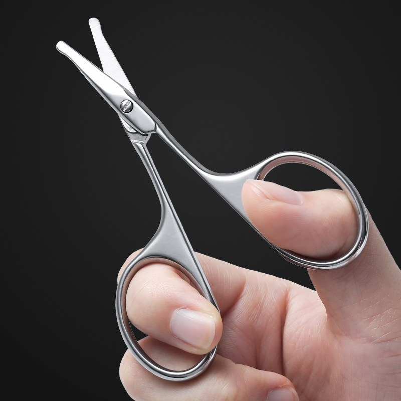 鼻毛剪刀居家家男士圆头安全手动修剪女士专业鼻毛剪刀