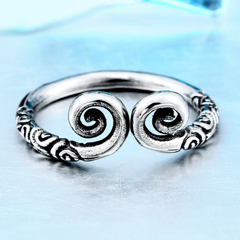 紧箍咒戒指开口指环日韩单身个性潮人钛钢学生戒指