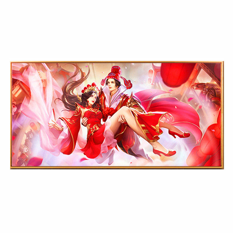 钻石新款大圣娶亲王者荣耀十字绣二次元横点珠画十字绣套件