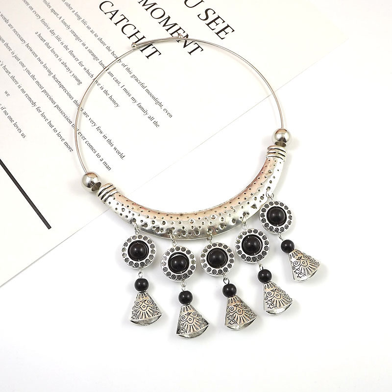 包邮民族风复古颈圈影视拍摄苗银项圈苗族舞蹈项链