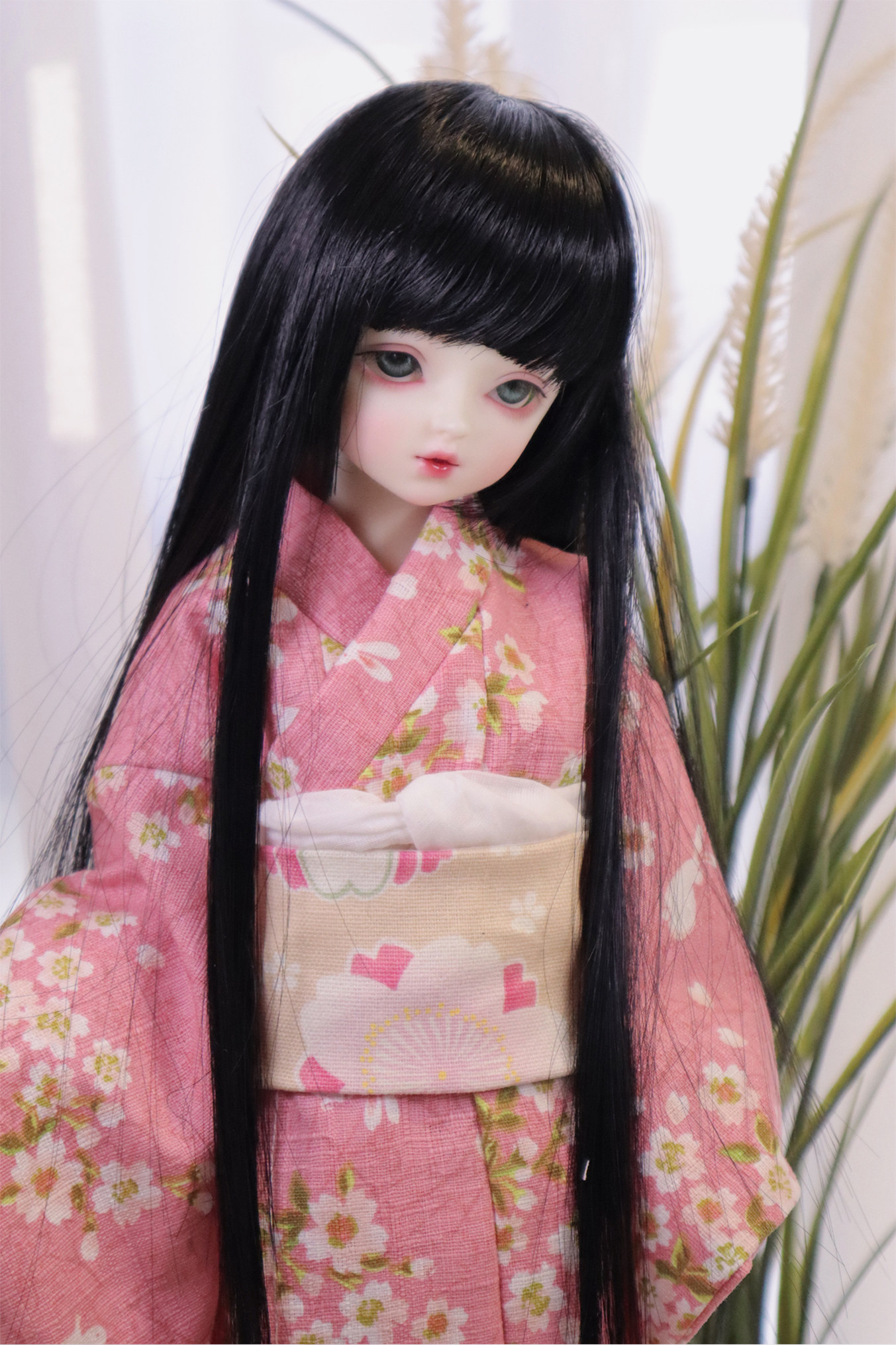 4分bjd浴衣和服和风日系四分娃娃衣服粉色bjd娃娃