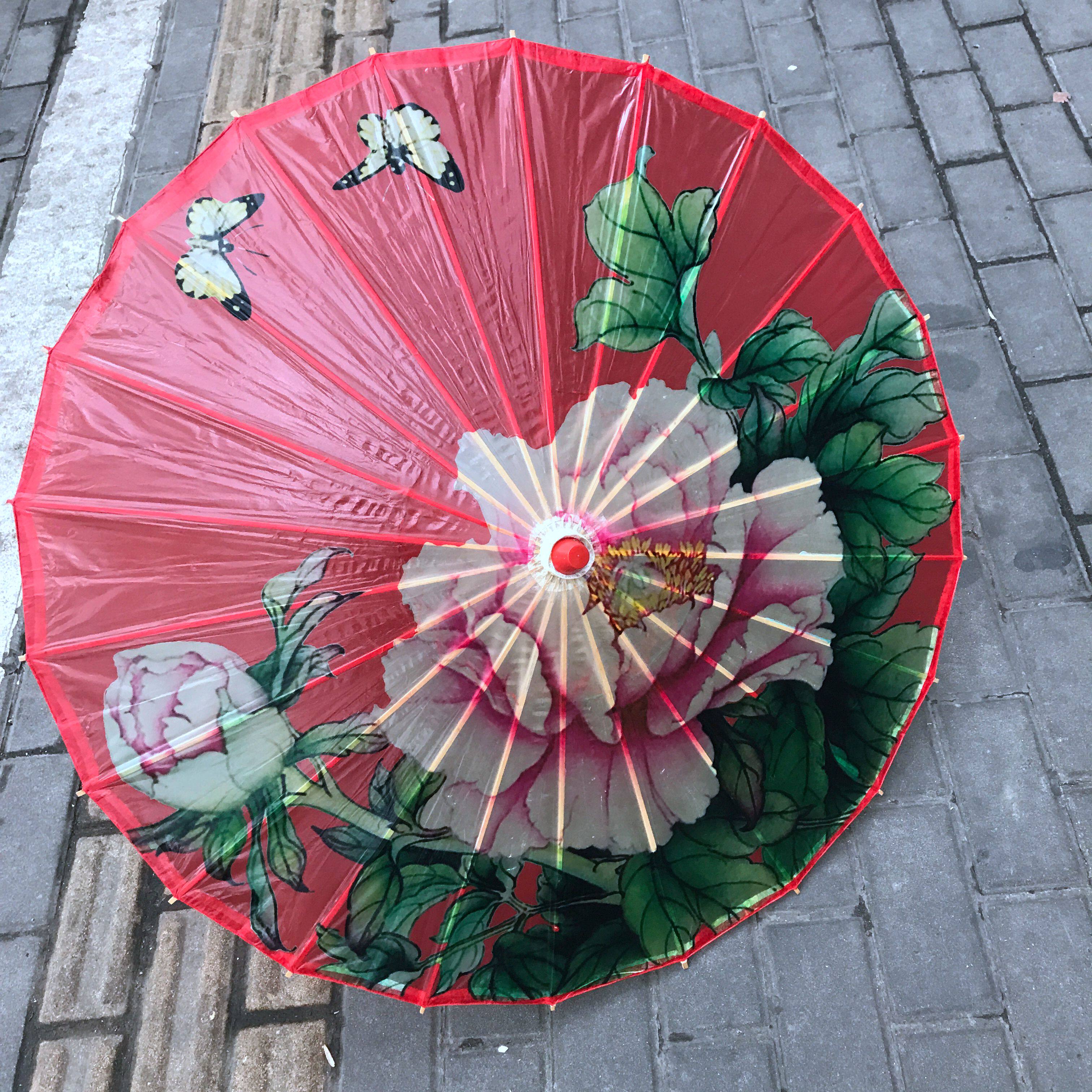 纸伞油纸古典舞蹈道具吊顶装饰复古古风江南工艺伞