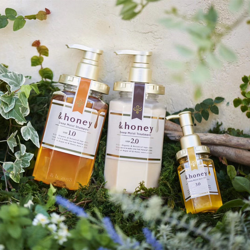 日本安蒂花子honey洗发水控油蓬松去屑止痒改善洗发水