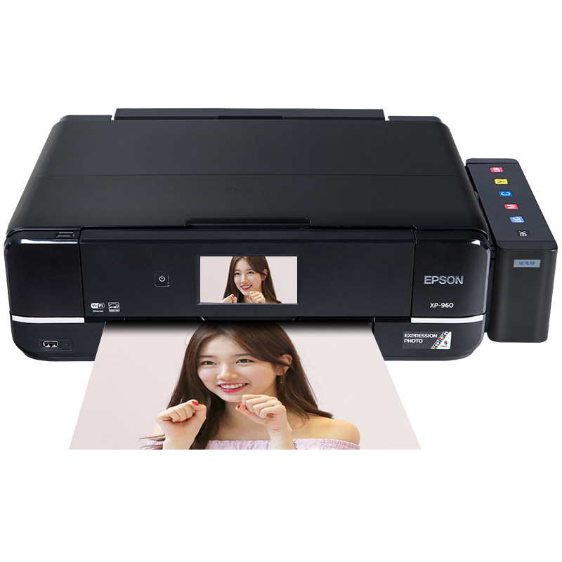 爱普生xp960彩色喷墨a3照片打印机家用连供六色办公多功能一体机