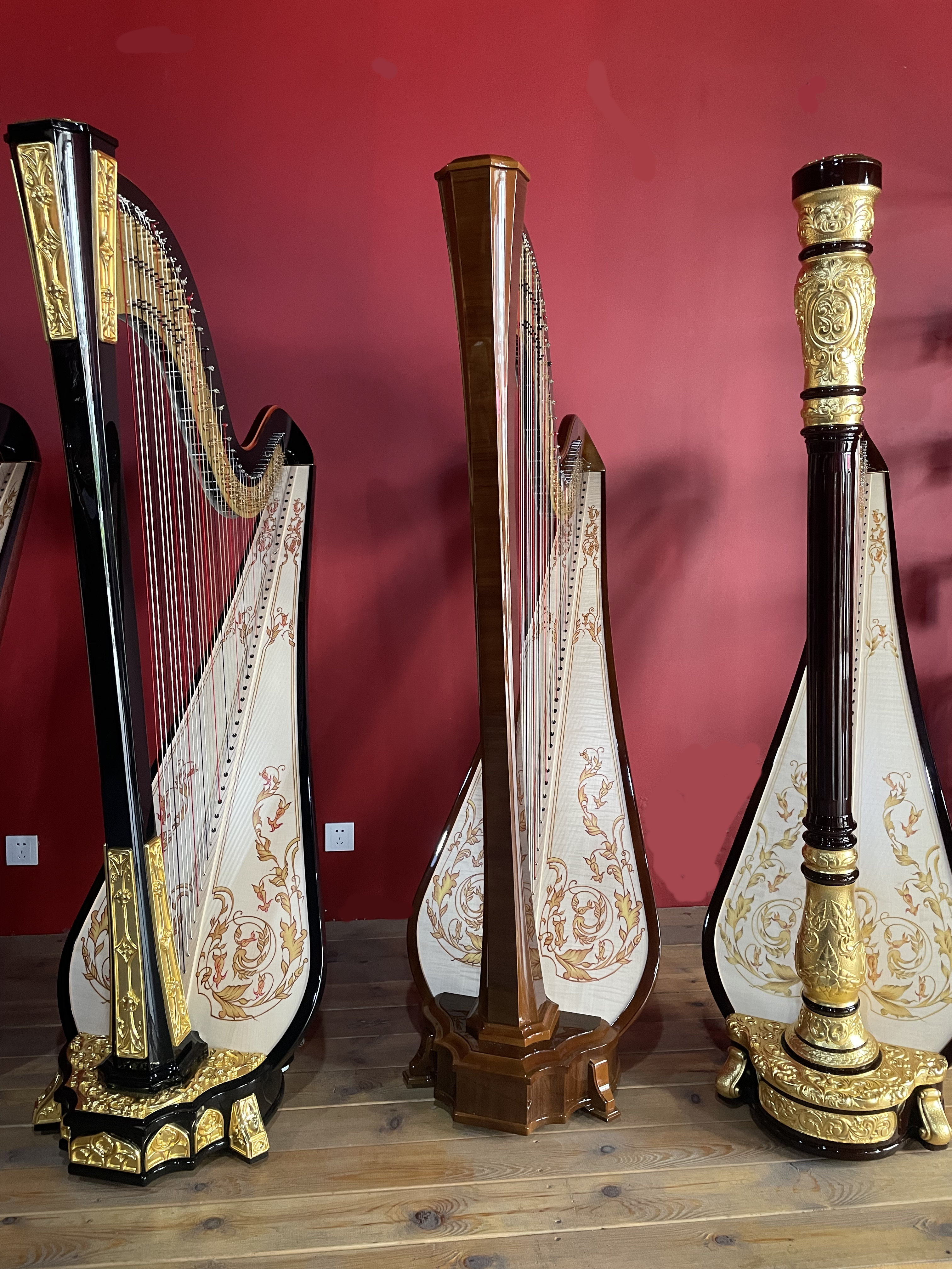 竖琴踏板resonanceharps俄罗斯进口专业演奏竖琴