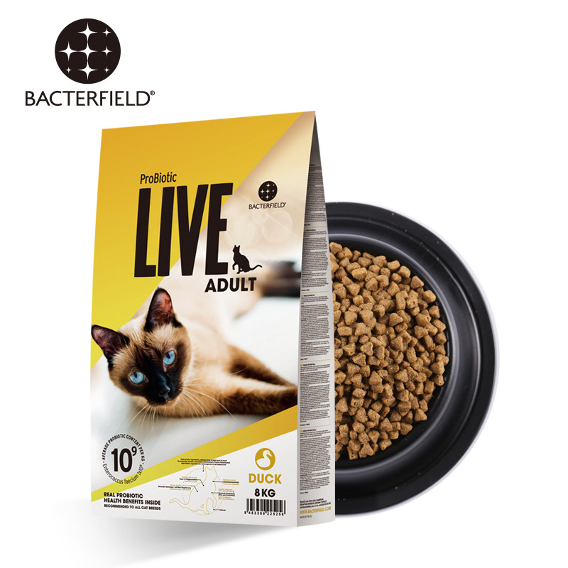 德国进口live活性益生菌成猫粮8kg 暹罗美短调理肠胃软便天然猫粮