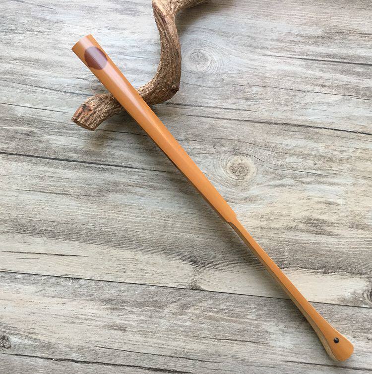 收藏品文玩折扇95寸精工老箭竹烫水滴头头扇骨扇子