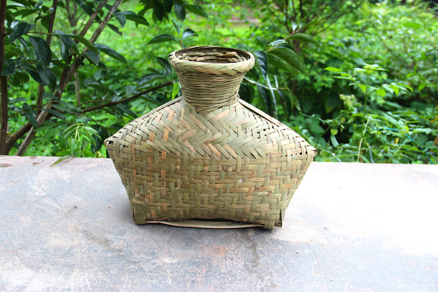 纯竹编鱼篓黄鳝笼鱼护巴篓鳝鱼青蛙螃蟹田鸡单间背篓舞台道具包邮