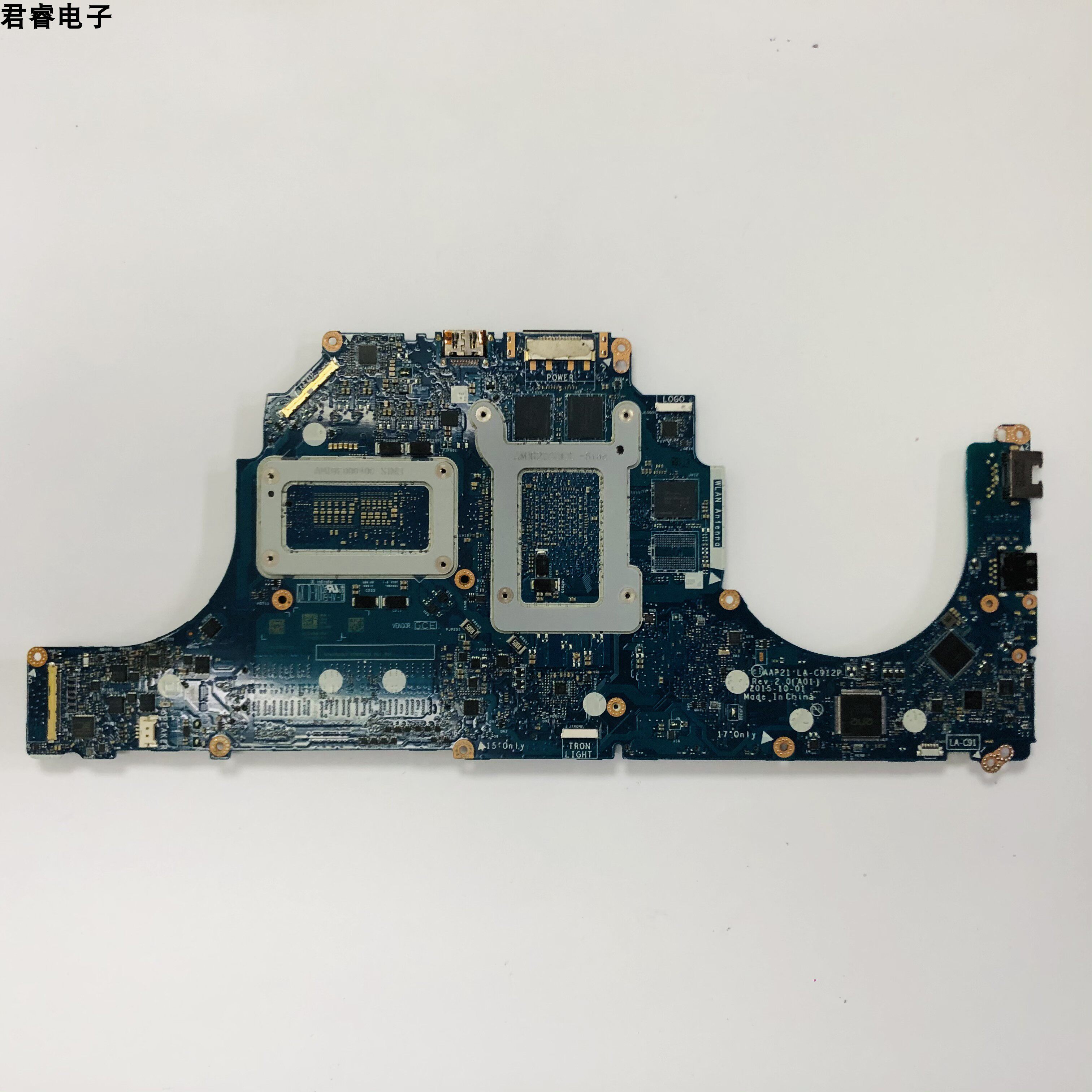 戴尔dell外星人15r217r3主板lac912pi760dvv6w0yhxy4笔记本零部件