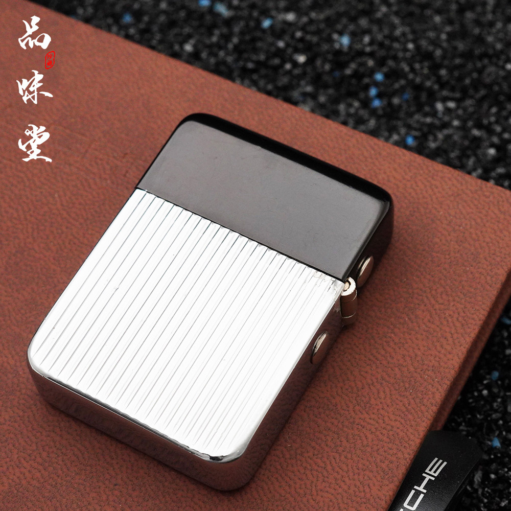 孤品二战美国国产windproof钢版防风风机煤油翻盖煤油打火机