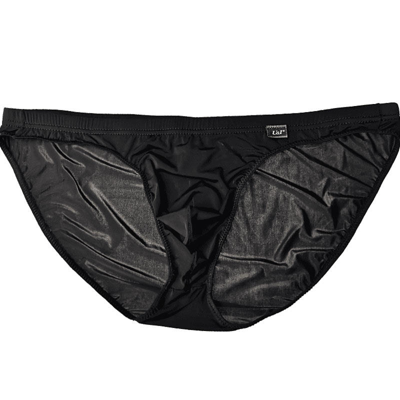 三角内裤男潮超薄冰丝透气半透明性感一片片式男三角内裤