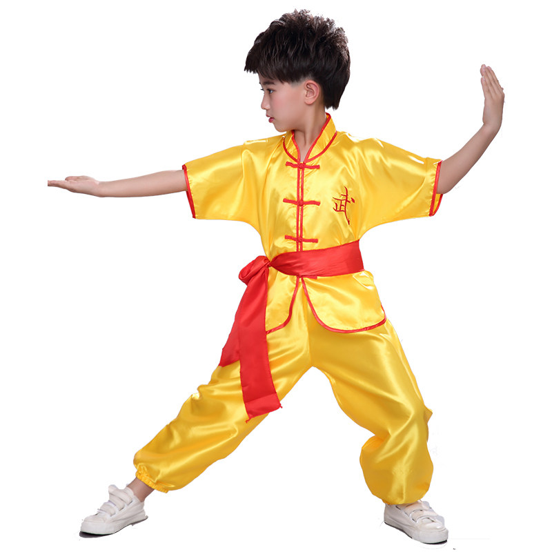 六一武术服装儿童练功表演太极拳男女女童少儿儿童演出服