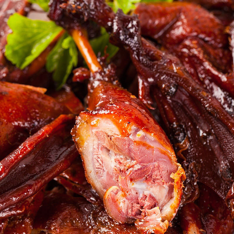 杭州酱老鸭整只4斤浙江特产木头鸭酱板鸭生鲜散装风干呆鸭年货