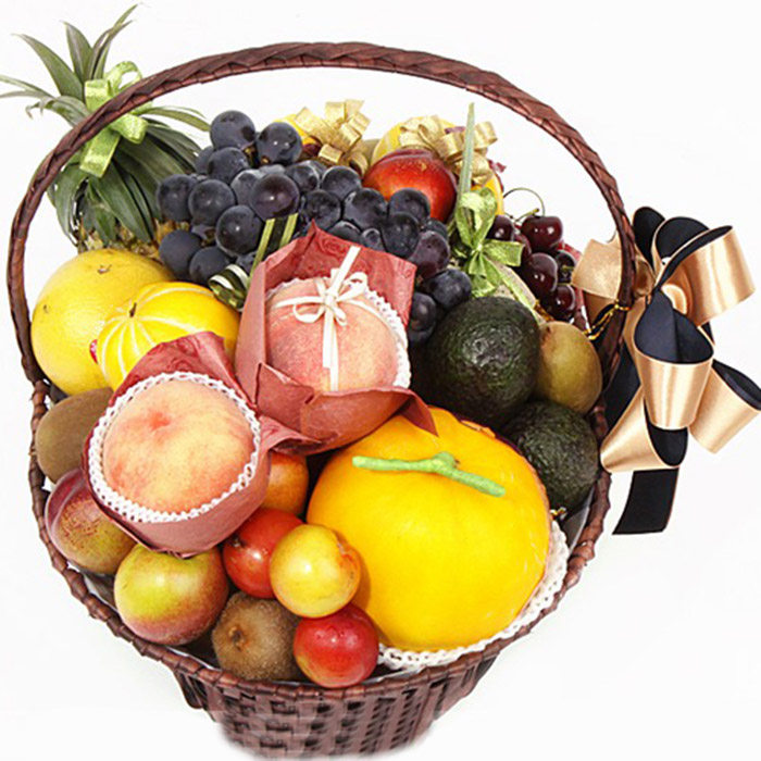 新鲜水果篮速递问候探望生日北京海淀朝阳丰台西城东城区水果篮店