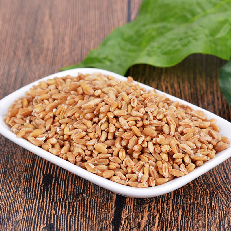 北京同仁堂中药材浮小麦500g泡水 浮麦 止汗盗汗茶小麦瘪子麦米茶