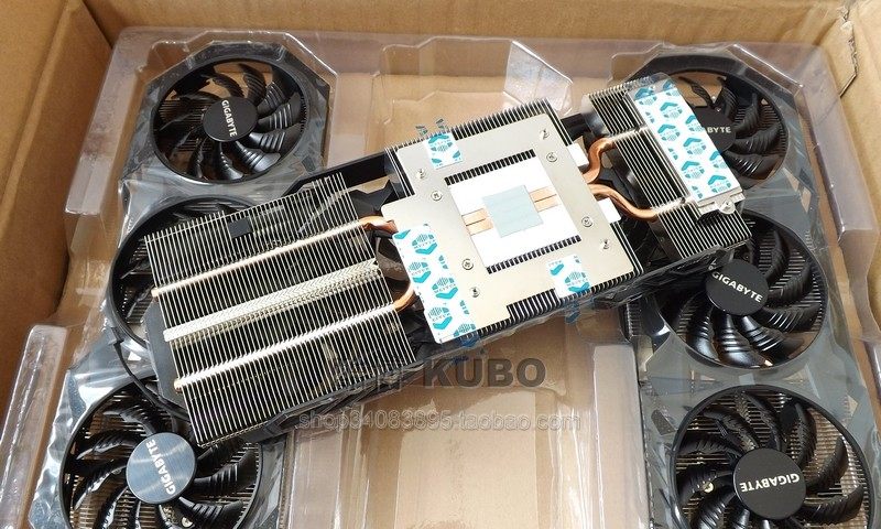gigabyte技嘉gv-n970wf3oc显卡散热器windforce3风扇散热器