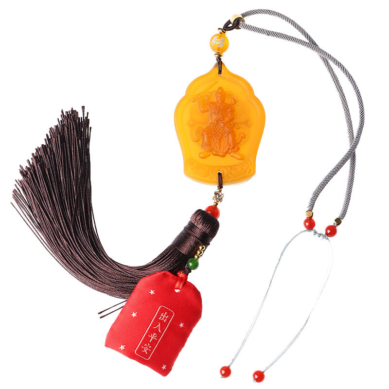 2022年贺谔通庆车大将军护身符虎年汽车摆件冲破刑化摆件