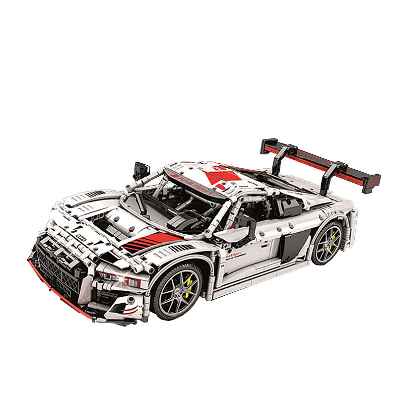兼容乐高森宝科技系列奥迪r8跑车汽车赛车男孩塑料积木