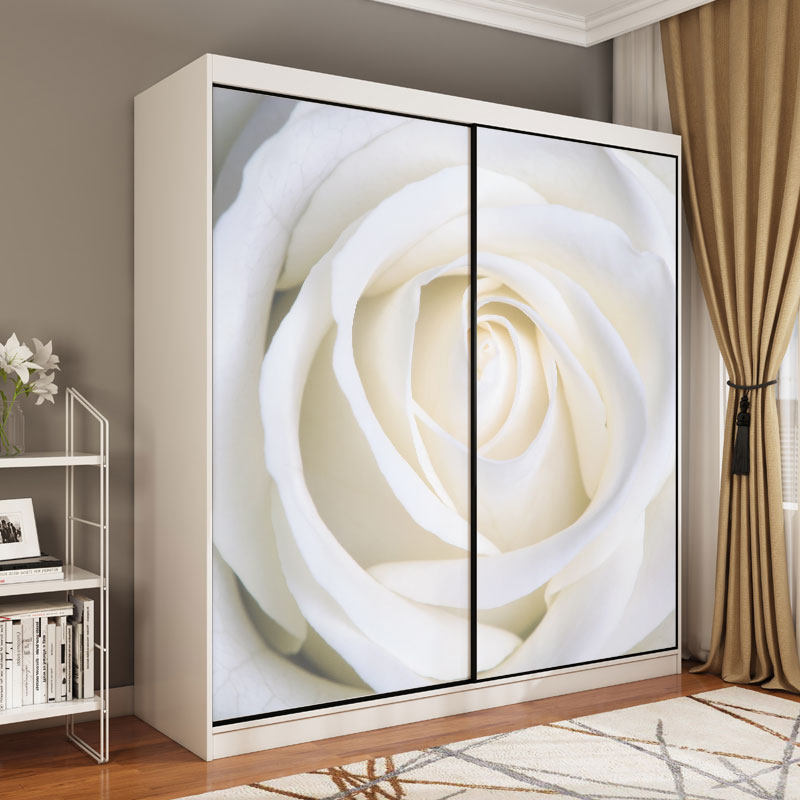 衣柜贴纸柜子墙纸自粘卧室装饰房间布置橱柜贴画衣橱小家具翻新贴