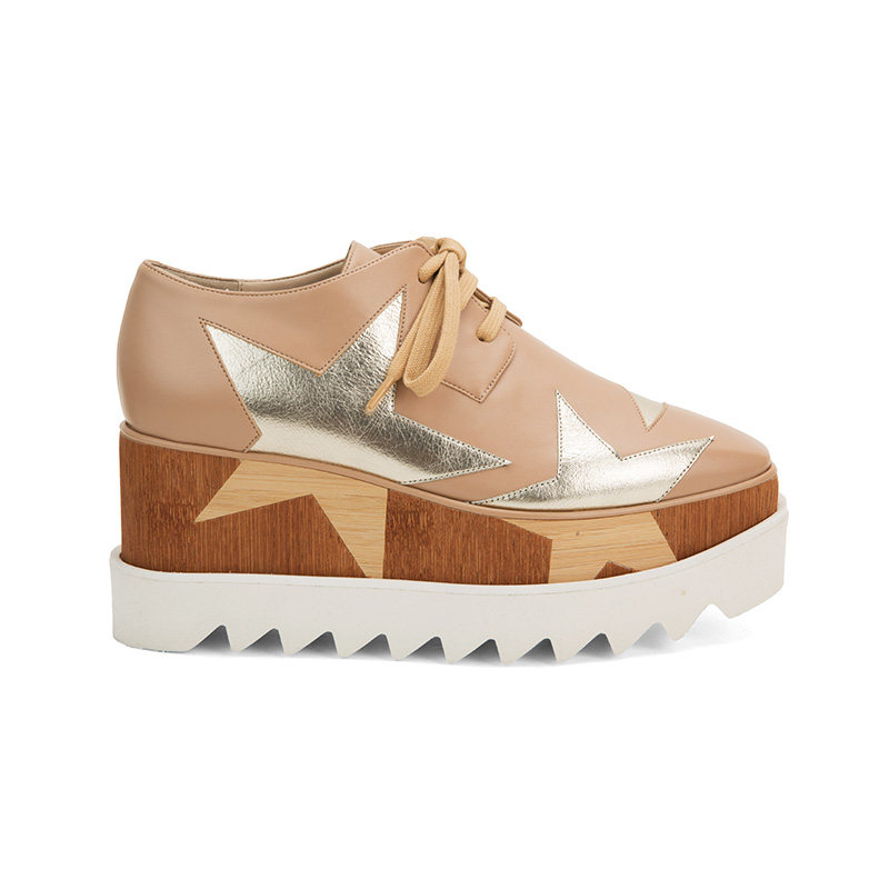 stellamccartney粉色星星装饰日常女士松糕休闲鞋时尚休闲鞋