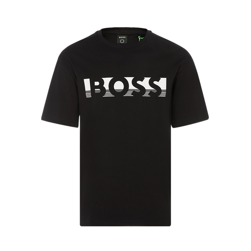 hugoboss男士简约英文字母logo装饰设计日常短袖t恤