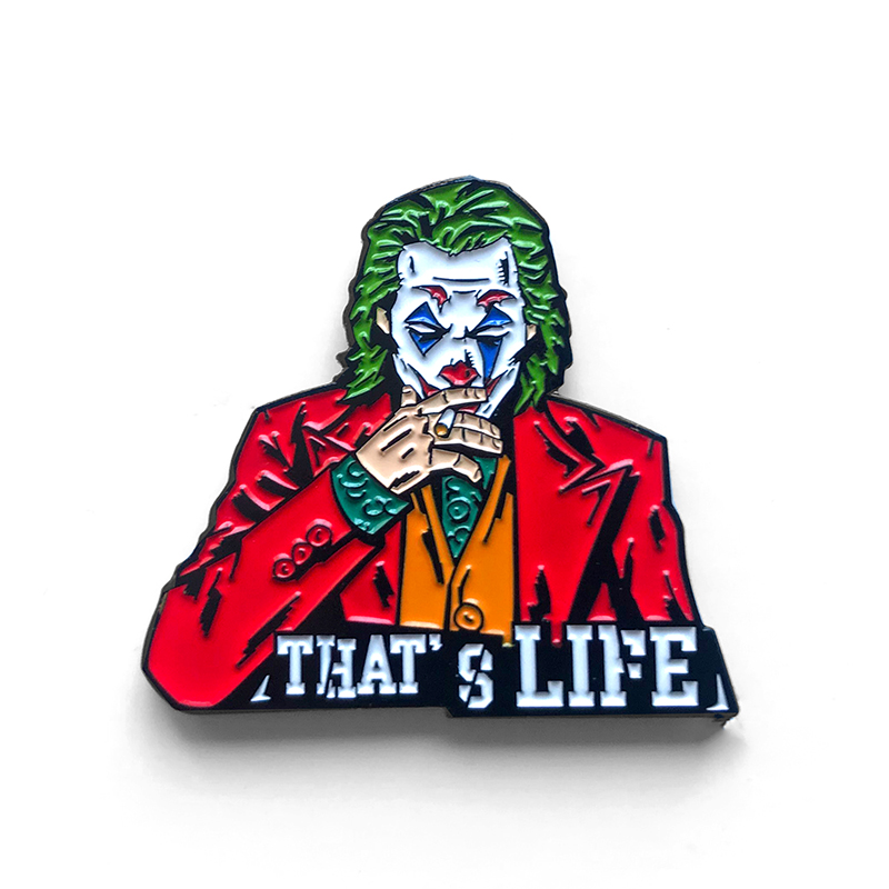 magoo原创设计2019杰昆小丑徽章joker胸针ins胸针