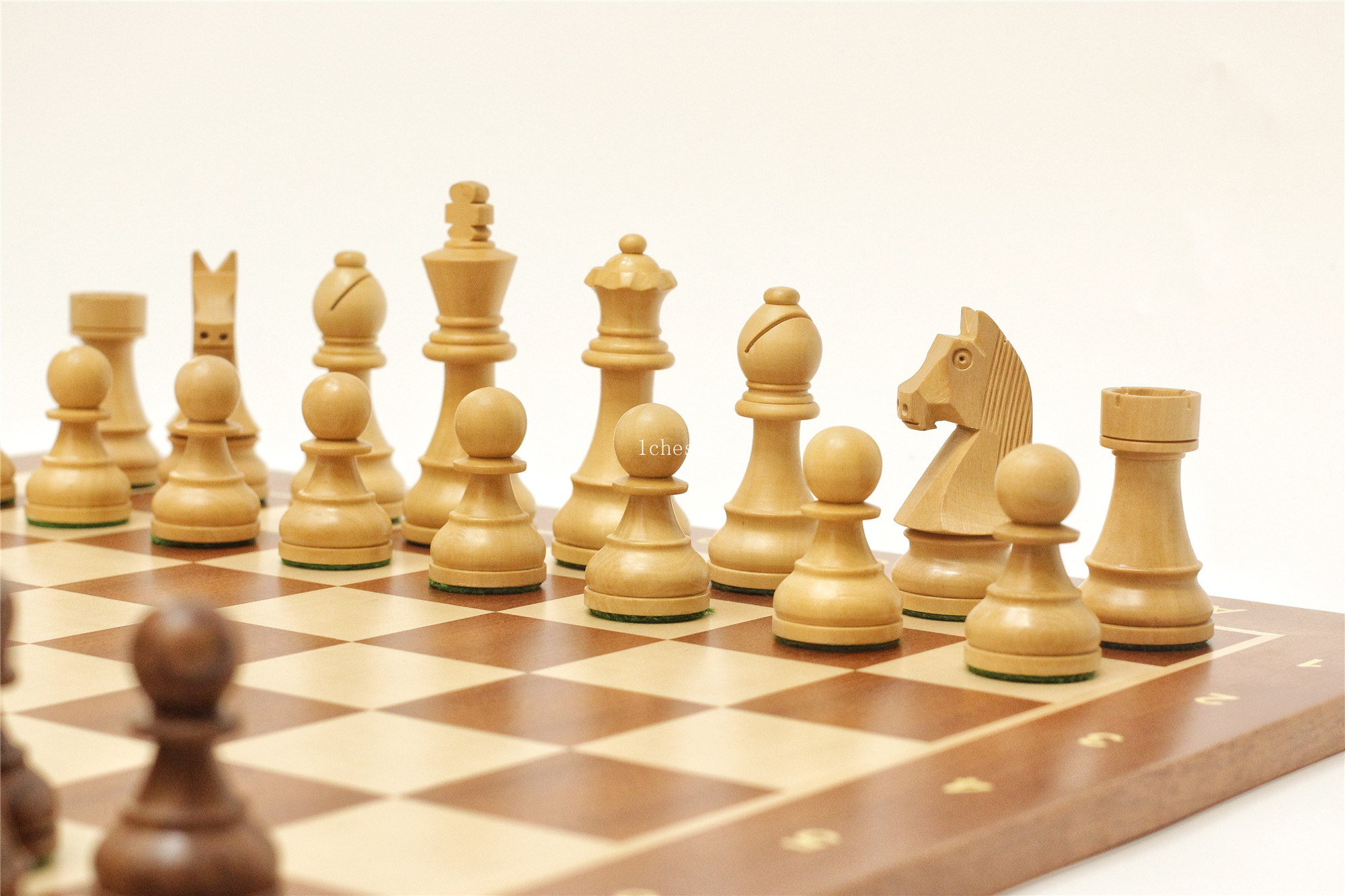 1chess实木斯汤顿棋子国际棋联推荐欧洲比赛国际象棋国际象棋