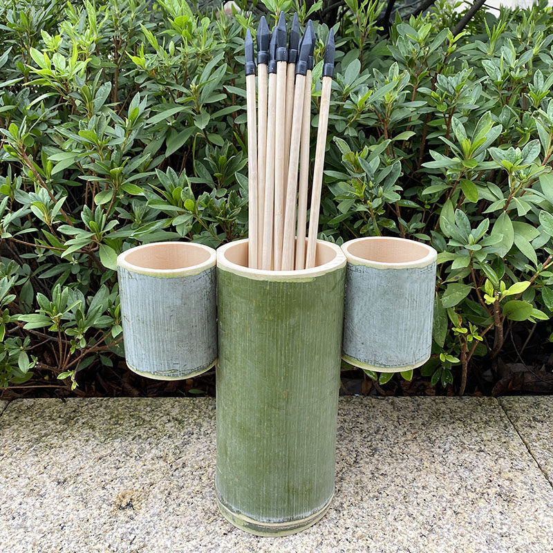 投壶游戏道具仿古儿童幼儿园天然天然竹竹筒竹箭飞镖