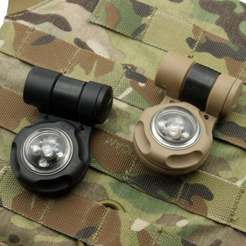 海豹版VIP求生灯信号灯 红外线IR LED救生灯 黑色沙色可选