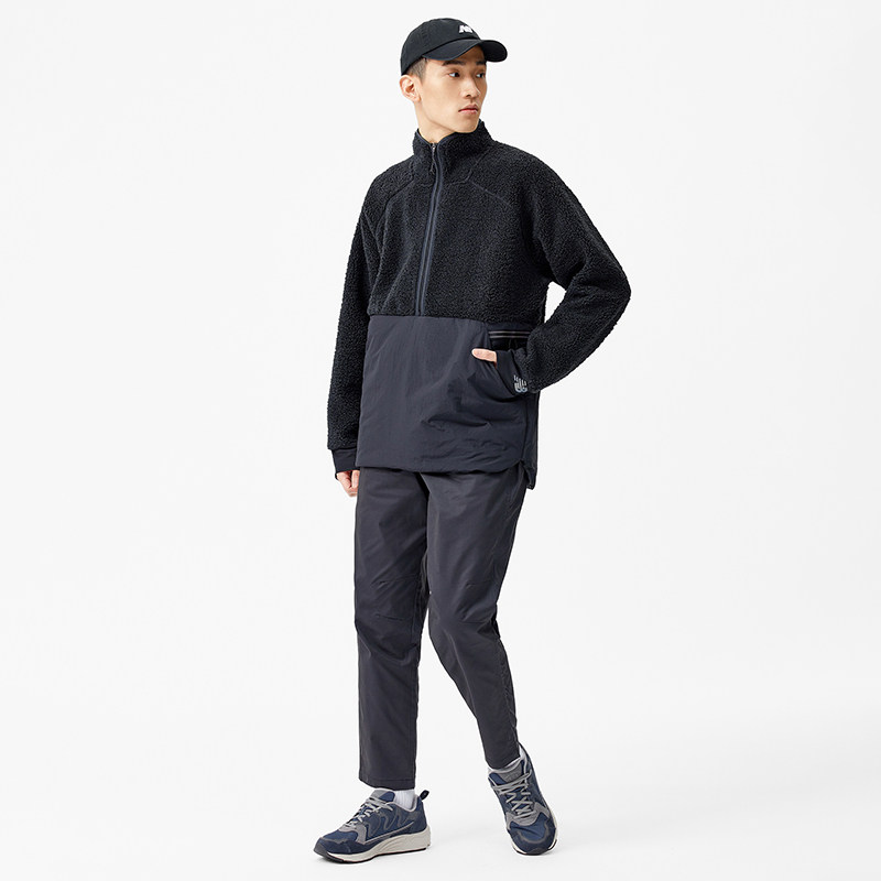 newbalancenb官方正品男款纯色拼接百搭舒适运动棉衣