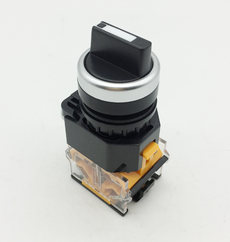 上海明尔旋钮la38la125c11x两三档位选择按钮开关旋转开关