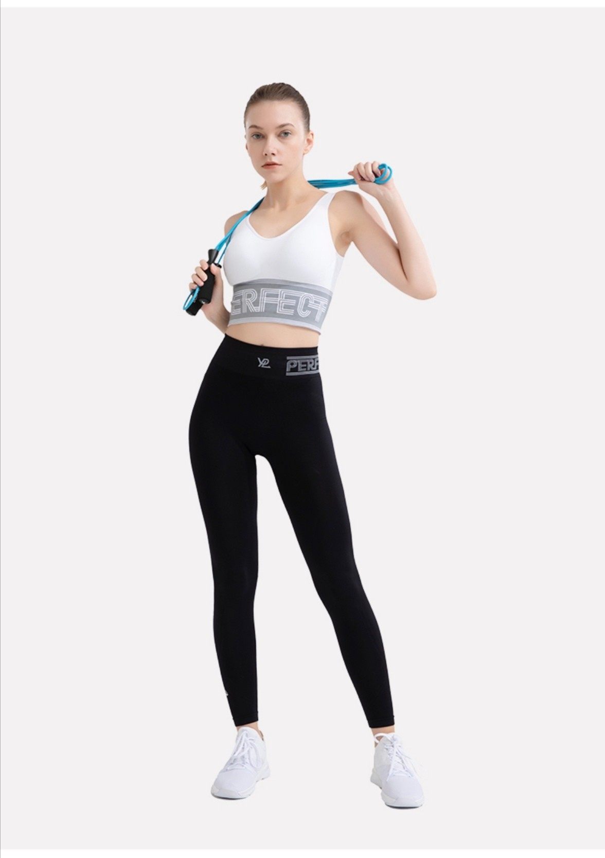 ypl澳洲小狗健身裸感瑜伽收腹裤女塑形束腰运动长裤