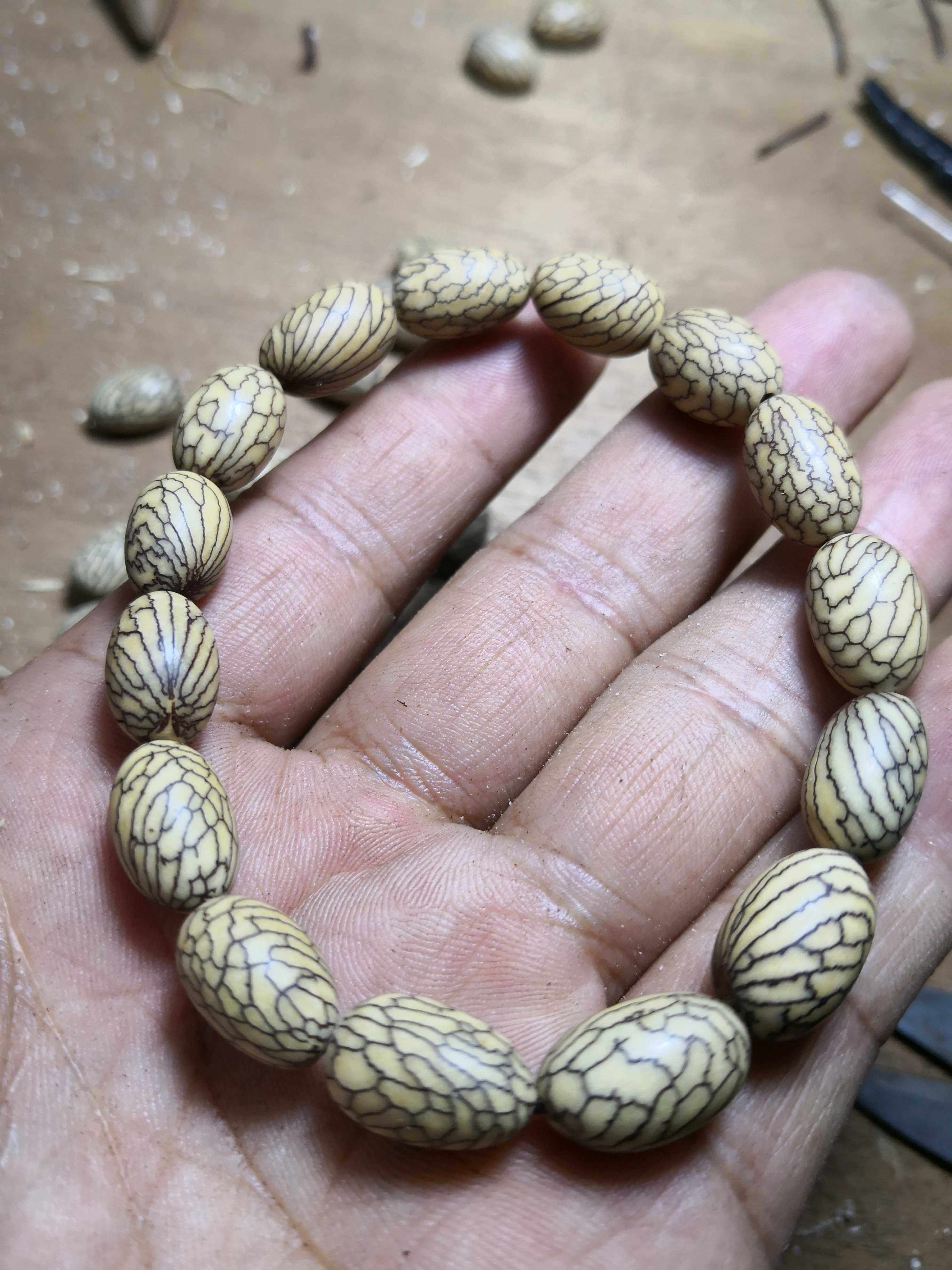 手工菩提佛珠精磨玉米金线提子手串紫金钵盂手串