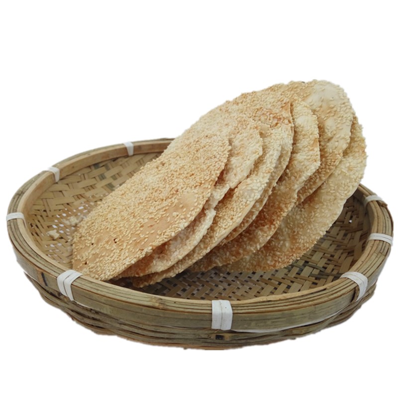 睢襄情芝麻烧饼30片河南特产五香味正宗手工商丘吊炉焦饼休闲零食