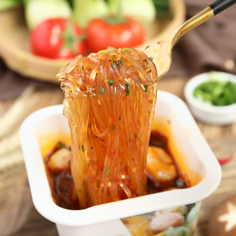 火锅嘿人部落关东冲泡即食麻辣烫速食方便粉丝方便粉丝