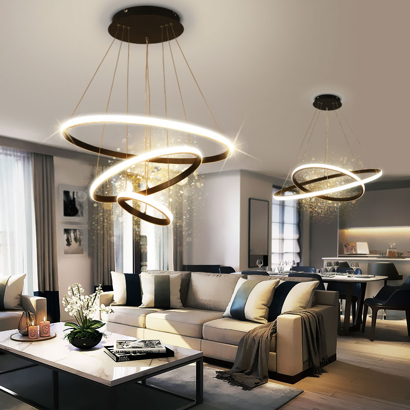 吊灯客厅现代简约大气轻奢卧室创意灯具网红个性餐厅吊灯