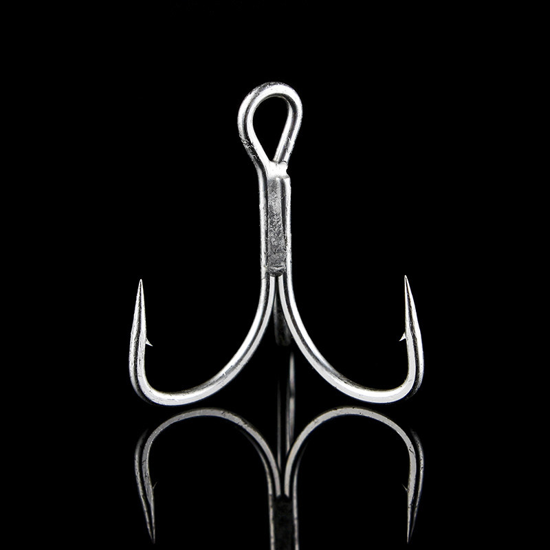 进口血槽鱼钩加粗两倍增强加强路亚饵钩三本鱼钩