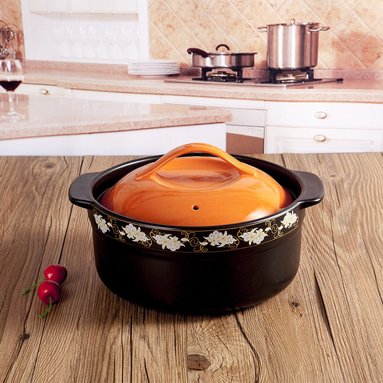 景德镇陶瓷汤锅大容量耐高温养生砂锅家用汤煲深口石锅通用砂锅