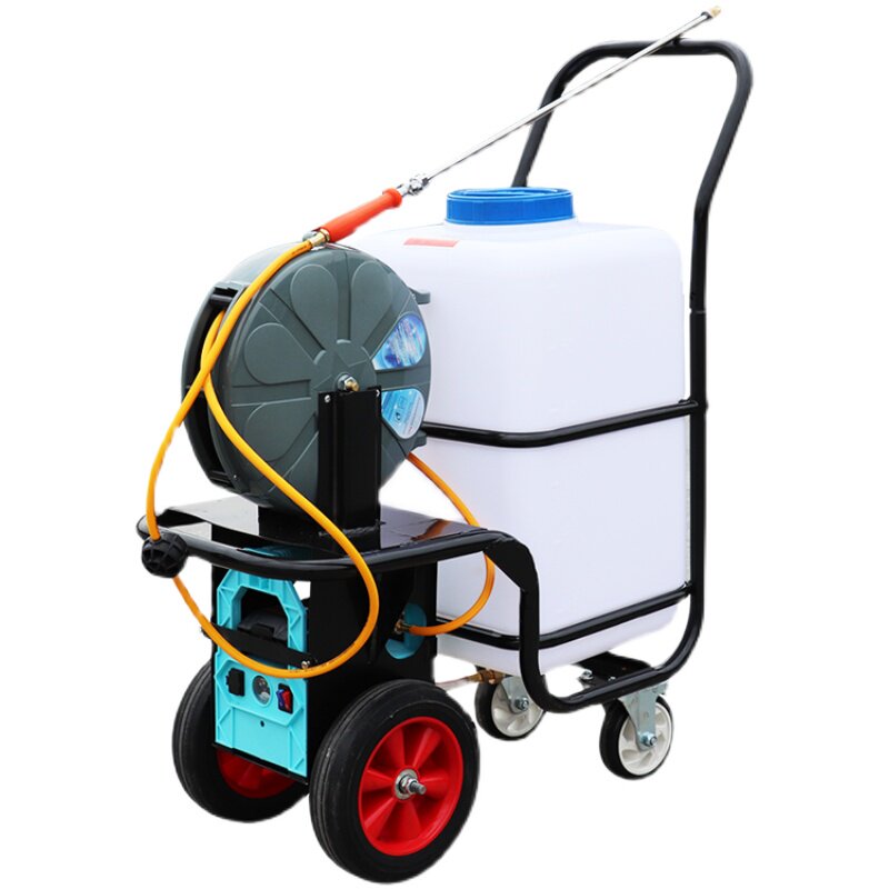 电动喷雾器推车式新式喷雾消毒机农用喷药机园林多功能高压打药机