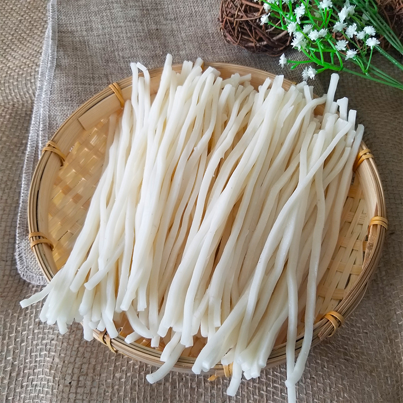 新鲜饵丝1000克方便速食云南特产大理粗耳曲靖年糕