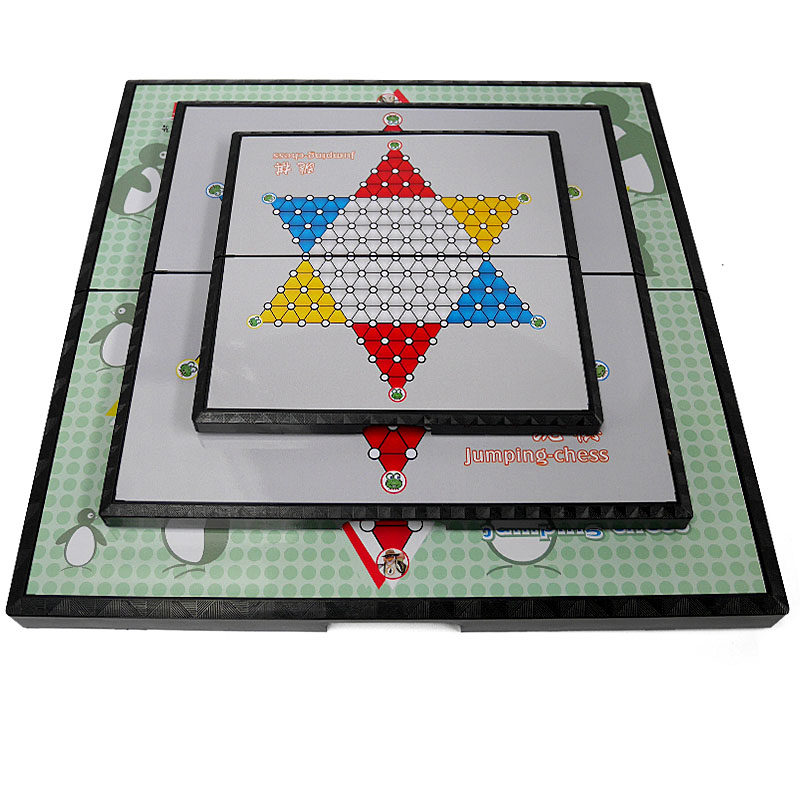 跳棋先行者磁性棋盘儿童小学生益智成人亲子大号跳棋