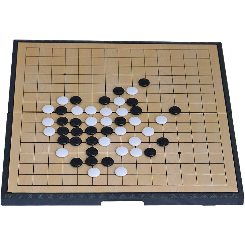 五子棋初学者学生儿童五字套装棋子黑白棋黑白棋盘围棋