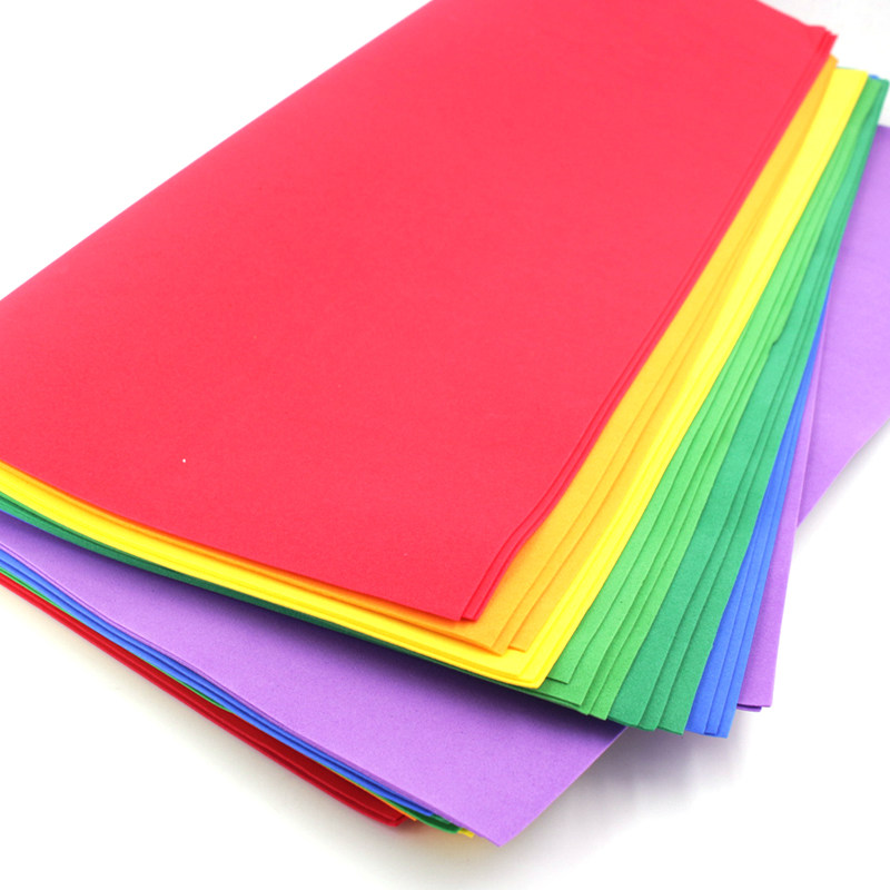 海绵绵纸彩色28色大张混色儿童diy手工折纸折纸