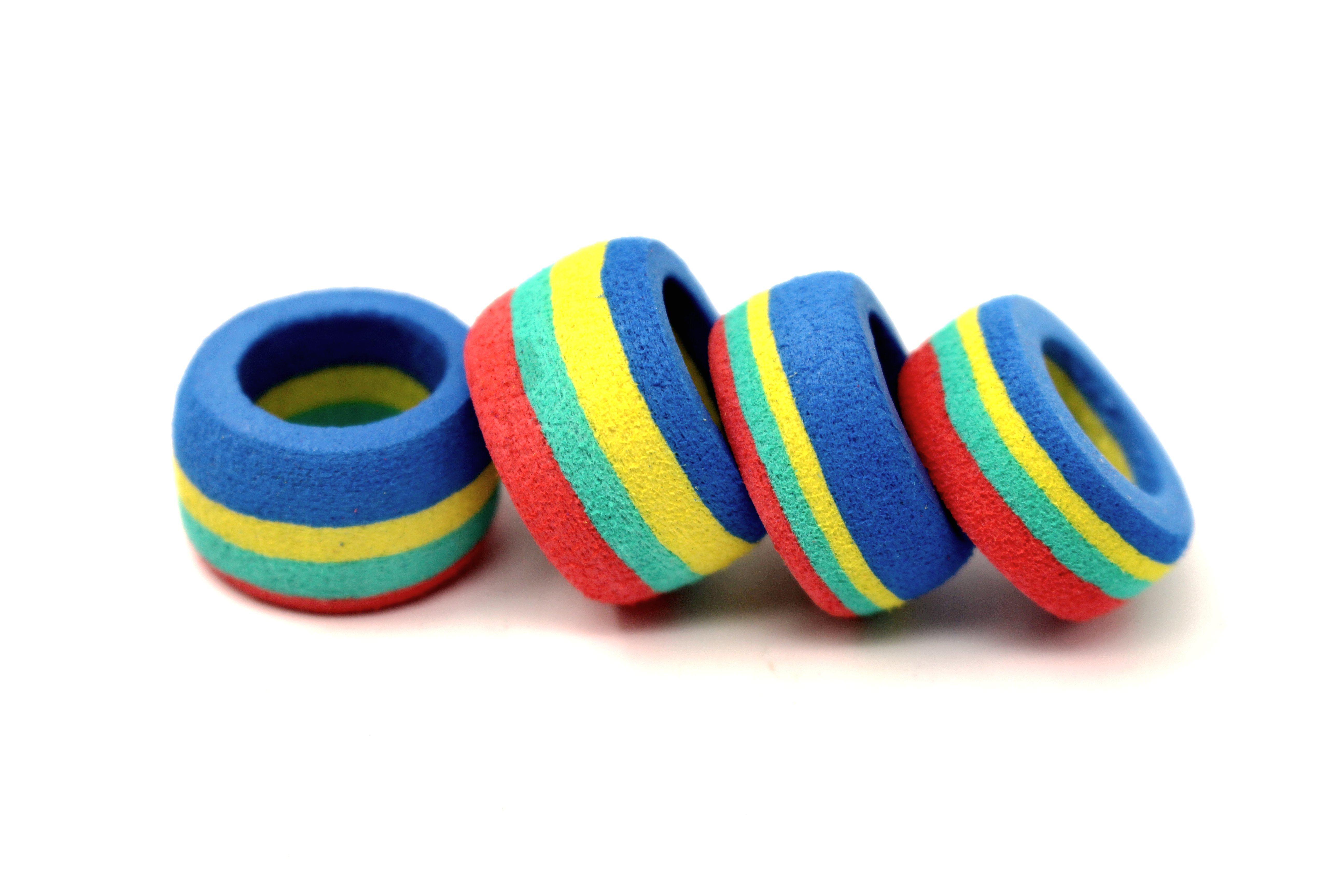 四驱兄弟 四驱车升级改装配件 小直径海绵轮胎 前窄后宽 现货促销